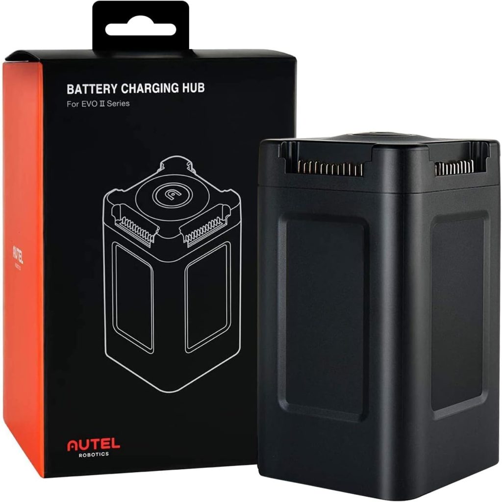 Autel Robotics EVO 2 4-in-1 Charging Hub for Autel EVO II Intelligent Battery, Compatible with EVO 2 Pro V2  V3, EVO 2 Pro Enterprise, EVO 2 Pro RTK, EVO 2 Dual 640T, 640T RTK  640T Enterprise